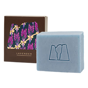 ララハニー ラベンダー石鹸 90g 自然の恵みでつくる手作りラベンダー化粧石鹸
